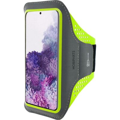 Mobiparts Comfort Fit Sport Armband Samsung Galaxy S20 4G/5G Neon Green, Smartphone Sportarmband, Mehrfarbig Mobiparts Comfort Fit Sport Armband Samsung Galaxy S20 4G/5G Neon Green, Smartphone Sportarmband, Mehrfarbig