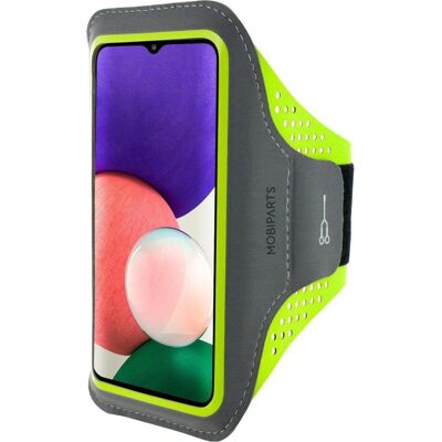 Mobiparts Comfort Fit Sport Armband Samsung Galaxy A22 5G (2021) Neon Green, Smartphone Sportarmband, Mehrfarbig Mobiparts Comfort Fit Sport Armband Samsung Galaxy A22 5G (2021) Neon Green, Smartphone Sportarmband, Mehrfarbig
