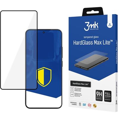 3MK Xiaomi 15 - HardGlass Max Lite Black (1 Stk., Xiaomi 15), Smartphone Schutzfolie, Schwarz 3MK Xiaomi 15 - HardGlass Max Lite Black (1 Stk., Xiaomi 15), Smartphone Schutzfolie, Schwarz