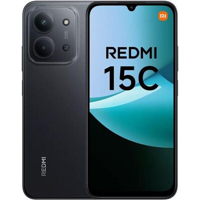 Xiaomi Redmi 15C 4G (6,9" – NFC – 256 GB, 8 GB RAM) Schwarz (Noir, 6.90", 4G), Smartphone, Schwarz Xiaomi Redmi 15C 4G (6,9" – NFC – 256 GB, 8 GB RAM) Schwarz (Noir, 6.90", 4G), Smartphone, Schwarz