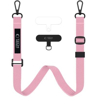 Tech-Protect C65 Rope Crossbody Leash - Pink, Weiteres Smartphone Zubehör, Pink Tech-Protect C65 Rope Crossbody Leash - Pink, Weiteres Smartphone Zubehör, Pink