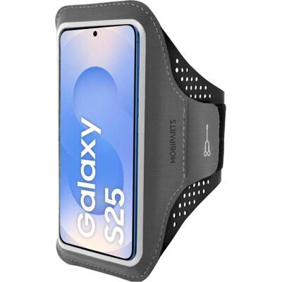 Mobiparts Comfort Fit Sport Armband Samsung Galaxy S25 Black, Smartphone Sportarmband, Schwarz Mobiparts Comfort Fit Sport Armband Samsung Galaxy S25 Black, Smartphone Sportarmband, Schwarz