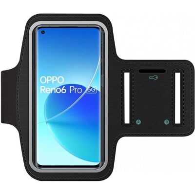 SmartFitness Oppo Reno6 Pro 5G Handy Sport Armband, Smartphone Sportarmband, Schwarz SmartFitness Oppo Reno6 Pro 5G Handy Sport Armband, Smartphone Sportarmband, Schwarz