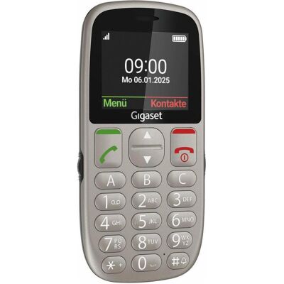 Siemens Gigaset GL395 silver (2.20", 0.30 Mpx), Tastenhandy, Silber, Grau Siemens Gigaset GL395 silver (2.20", 0.30 Mpx), Tastenhandy, Silber, Grau