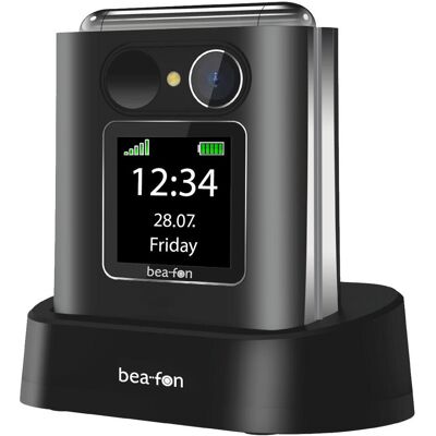 Bea-Fon Fold10 LTE schwarz-silber (2.20", 0.30 Mpx), Tastenhandy, Schwarz, Silber Bea-Fon Fold10 LTE schwarz-silber (2.20", 0.30 Mpx), Tastenhandy, Schwarz, Silber