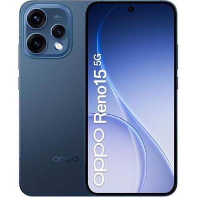 Oppo Reno15 (512 GB, Twilight Blue, 6.59", Dual SIM, 5G), Smartphone, Blau Oppo Reno15 (512 GB, Twilight Blue, 6.59", Dual SIM, 5G), Smartphone, Blau