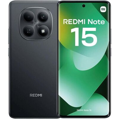 Xiaomi Redmi Note 15 4G (128 GB, Schwarzen, 6.77", 4G), Smartphone, Schwarz Xiaomi Redmi Note 15 4G (128 GB, Schwarzen, 6.77", 4G), Smartphone, Schwarz