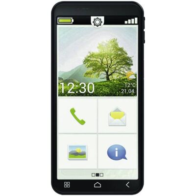 Emporia Smart.7lite 4G E7LT schwarz (128 GB, Black, Schwarz, 5.45", Single SIM, 4G), Smartphone, Schwarz Emporia Smart.7lite 4G E7LT schwarz (128 GB, Black, Schwarz, 5.45", Single SIM, 4G), Smartphone, Schwarz