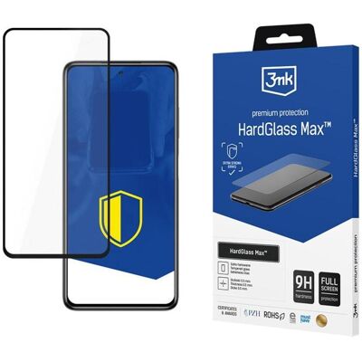 3MK Xiaomi POCO X3 - HardGlass Max Black (1 Stk., Xiaomi Poco X3), Smartphone Schutzfolie, Schwarz 3MK Xiaomi POCO X3 - HardGlass Max Black (1 Stk., Xiaomi Poco X3), Smartphone Schutzfolie, Schwarz