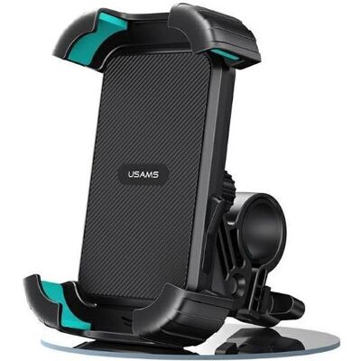 Usams Uchwyt rowerowy US-ZJ078 czarny/black ZJ78ZJ01, Smartphone Halterung, Schwarz Usams Uchwyt rowerowy US-ZJ078 czarny/black ZJ78ZJ01, Smartphone Halterung, Schwarz