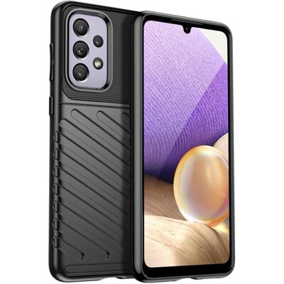 Screenguard SpaceCase Stripes (Samsung Galaxy A53 5G), Smartphone Hülle, Schwarz Screenguard SpaceCase Stripes (Samsung Galaxy A53 5G), Smartphone Hülle, Schwarz