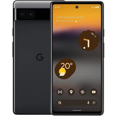 Google Pixel 6a (128 GB, Charcoal, 6.10", SIM + eSIM, 5G), Smartphone, Schwarz Google Pixel 6a (128 GB, Charcoal, 6.10", SIM + eSIM, 5G), Smartphone, Schwarz
