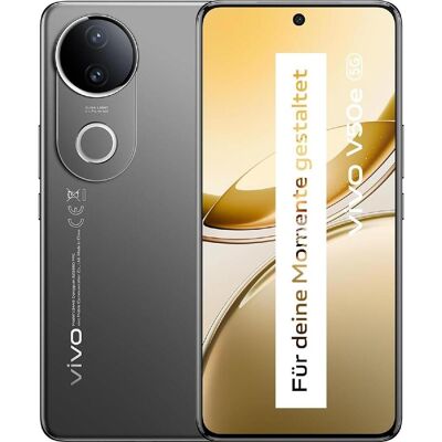 Vivo V50E 8+256GB 5G BLACK (256 GB, Satin Black, 6.77", Dual SIM, 5G), Smartphone, Schwarz Vivo V50E 8+256GB 5G BLACK (256 GB, Satin Black, 6.77", Dual SIM, 5G), Smartphone, Schwarz