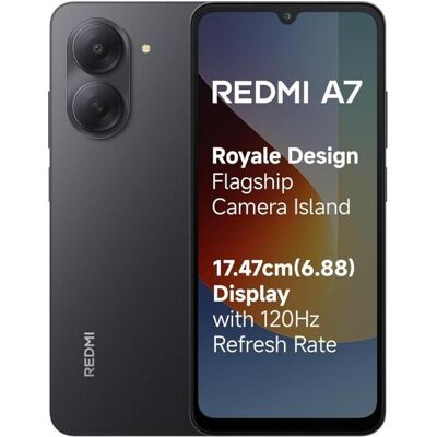 Xiaomi Redmi A7 (6.88" - 64 Go, 3 Go RAM) Noir (64 GB, Noir, 6.88"), Smartphone, Schwarz Xiaomi Redmi A7 (6.88" - 64 Go, 3 Go RAM) Noir (64 GB, Noir, 6.88"), Smartphone, Schwarz