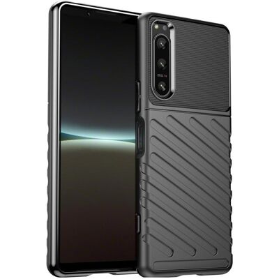 Screenguard Sony Xperia 5 IV SpaceCase Impact-Resistant Hülle (Sony Xperia 5 IV), Smartphone Hülle, Schwarz Screenguard Sony Xperia 5 IV SpaceCase Impact-Resistant Hülle (Sony Xperia 5 IV), Smartphone Hülle, Schwarz
