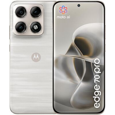 Motorola Edge 70 Pro 5G Smartphone, 512 GB/12 GB, Lily White (512 GB, PANTONE Lily White, 6.78", Dual SIM, 5G), Smartphone, Weiss Motorola Edge 70 Pro 5G Smartphone, 512 GB/12 GB, Lily White (512 GB, PANTONE Lily White, 6.78", Dual SIM, 5G), Smartphone, Weiss