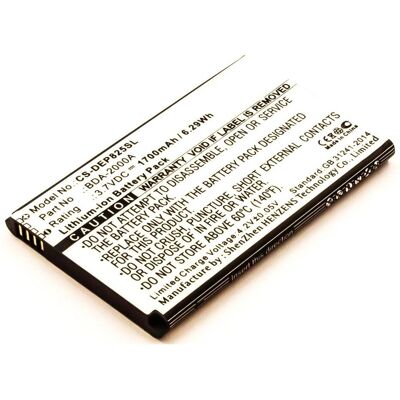 Doro 65690 - Smartphone Akku - Schwarz - Lithium-Ion (Li-Ion) - 1700 mAh - 3,7 V Doro 65690 - Smartphone Akku - Schwarz - Lithium-Ion (Li-Ion) - 1700 mAh - 3,7 V