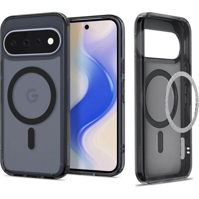 Spigen - Ultra Hybrid MagFit (ACS11442) – Google Pixel 11 – Frost Black (Google Pixel 11), Smartphone Hülle, Schwarz, Silber, Grau Spigen - Ultra Hybrid MagFit (ACS11442) – Google Pixel 11 – Frost Black (Google Pixel 11), Smartphone Hülle, Schwarz, Silber, Grau