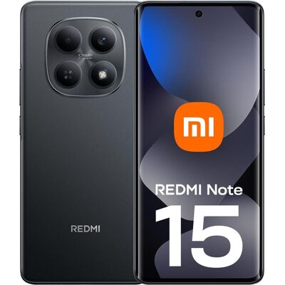 Xiaomi Redmi Note 15 (256 GB, Black, 6.77", Hybrid Dual SIM, 4G), Smartphone, Schwarz Xiaomi Redmi Note 15 (256 GB, Black, 6.77", Hybrid Dual SIM, 4G), Smartphone, Schwarz