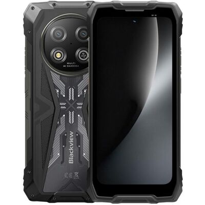 Blackview Rock 2 (NFC – 6,67" – 256 GB, 8 GB RAM – 15.000 mAh) Schwarz (256 GB, Noir, 6.67"), Smartphone, Schwarz Blackview Rock 2 (NFC – 6,67" – 256 GB, 8 GB RAM – 15.000 mAh) Schwarz (256 GB, Noir, 6.67"), Smartphone, Schwarz