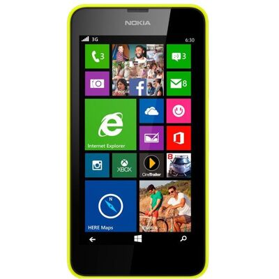 Nokia Lumia 635 (8 GB, bright yellow, 4.50", Single SIM, 4G), Smartphone, Gelb Nokia Lumia 635 (8 GB, bright yellow, 4.50", Single SIM, 4G), Smartphone, Gelb