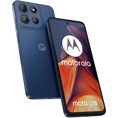 Motorola Moto G15 (128 GB, Sea Blue, 6.72", Dual SIM, 4G), Smartphone, Blau Motorola Moto G15 (128 GB, Sea Blue, 6.72", Dual SIM, 4G), Smartphone, Blau