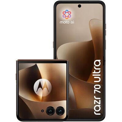 Motorola Razr 70 Ultra (512 GB, Cocoa, 6.96", Dual SIM, 5G), Smartphone, Braun Motorola Razr 70 Ultra (512 GB, Cocoa, 6.96", Dual SIM, 5G), Smartphone, Braun