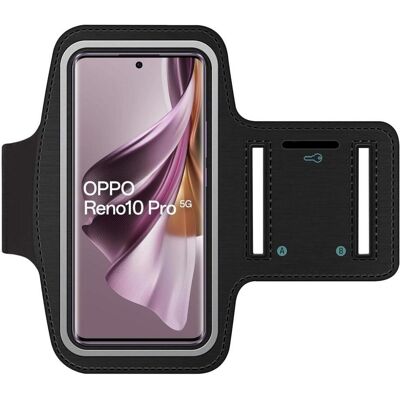 SmartFitness Oppo Reno10 Pro 5G Handy Sport Armband, Smartphone Sportarmband, Schwarz SmartFitness Oppo Reno10 Pro 5G Handy Sport Armband, Smartphone Sportarmband, Schwarz
