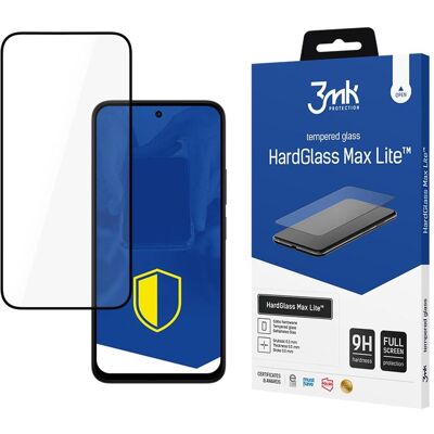 3MK HardGlass Max Lite Schwarzes gehärtetes Glas für Xiaomi Redmi 15 5G (1 Stk., Xiaomi Redmi 15 5G), Smartphone Schutzfolie, Schwarz 3MK HardGlass Max Lite Schwarzes gehärtetes Glas für Xiaomi Redmi 15 5G (1 Stk., Xiaomi Redmi 15 5G), Smartphone Schutzfolie, Schwarz