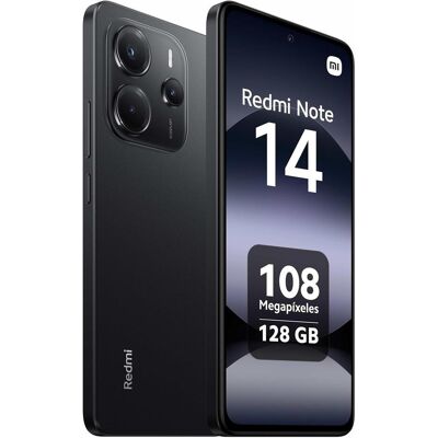 Xiaomi Redmi Note 14 (128 GB, Midnight Black, 6.67", Hybrid Dual SIM, 4G), Smartphone, Schwarz Xiaomi Redmi Note 14 (128 GB, Midnight Black, 6.67", Hybrid Dual SIM, 4G), Smartphone, Schwarz