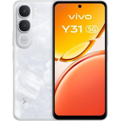 Vivo Y31 5G/6GB/256GB/Marble White (256 GB, Marble White, White, 5G), Smartphone, Weiss Vivo Y31 5G/6GB/256GB/Marble White (256 GB, Marble White, White, 5G), Smartphone, Weiss