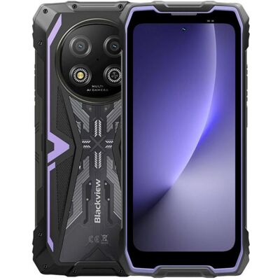 Blackview Rock 2 (NFC - 6.67" - 256 Go, 12 Go RAM - 15000mAh) Violet (256 GB, Violett, 6.67"), Smartphone, Violett Blackview Rock 2 (NFC - 6.67" - 256 Go, 12 Go RAM - 15000mAh) Violet (256 GB, Violett, 6.67"), Smartphone, Violett