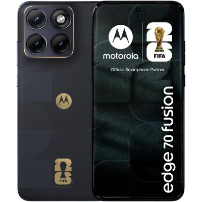 Motorola edge 70 fusion FIFA Edition 17,2 cm (6.78") Dual-SIM Android 16.0 5G USB Typ-C 8 GB 256 GB (256 GB, Black, PANTONE Silhouette, 6.78", Dual SIM, 5G), Smartphone, Schwarz Motorola edge 70 fusion FIFA Edition 17,2 cm (6.78") Dual-SIM Android 16.0 5G USB Typ-C 8 GB 256 GB (256 GB, Black, PANTONE Silhouette, 6.78", Dual SIM, 5G), Smartphone, Schwarz