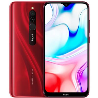 Xiaomi Redmi 8 (64 GB, Red, 6.22", Hybrid Dual SIM, 4G), Smartphone, Rot Xiaomi Redmi 8 (64 GB, Red, 6.22", Hybrid Dual SIM, 4G), Smartphone, Rot