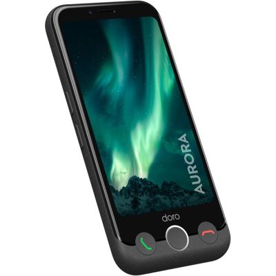 Doro Aurora A10 (64 GB, Graphit, 4.50", Dual SIM, 4G), Smartphone, Grau Doro Aurora A10 (64 GB, Graphit, 4.50", Dual SIM, 4G), Smartphone, Grau