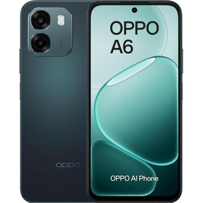 Oppo A6 (256 GB, Sapphire Black, Schwarz, 6.75", Dual SIM, 4G), Smartphone, Schwarz Oppo A6 (256 GB, Sapphire Black, Schwarz, 6.75", Dual SIM, 4G), Smartphone, Schwarz