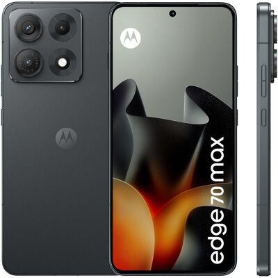 Motorola Edge 70 Max (8-256 GB) Dark Shadow (256 GB, PANTONE Dark Shadow, 6.82", Dual SIM, 5G), Smartphone, Grau Motorola Edge 70 Max (8-256 GB) Dark Shadow (256 GB, PANTONE Dark Shadow, 6.82", Dual SIM, 5G), Smartphone, Grau