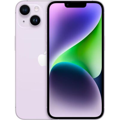 Apple iPhone 14 (128 GB, Purple, 6.10", SIM + eSIM, 5G), Smartphone, Violett Apple iPhone 14 (128 GB, Purple, 6.10", SIM + eSIM, 5G), Smartphone, Violett