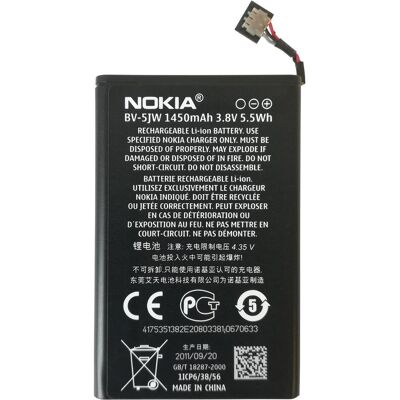 Nokia Li-Ionen Akku BV-5JW für N9, Lumia 800.., Smartphone Akku Nokia Li-Ionen Akku BV-5JW für N9, Lumia 800.., Smartphone Akku