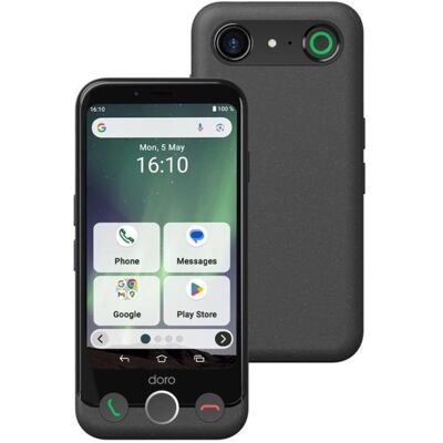 Doro Aurora 11 (64 GB, Graphite, 4.50", Dual SIM, 4G), Smartphone, Grau Doro Aurora 11 (64 GB, Graphite, 4.50", Dual SIM, 4G), Smartphone, Grau