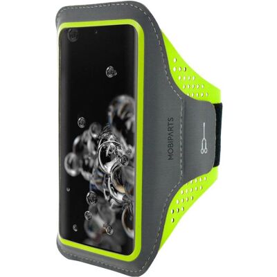 Mobiparts Comfort Fit Sport Armband Samsung Galaxy S20 Ultra 4G/5G Neon Green, Smartphone Sportarmband, Mehrfarbig Mobiparts Comfort Fit Sport Armband Samsung Galaxy S20 Ultra 4G/5G Neon Green, Smartphone Sportarmband, Mehrfarbig