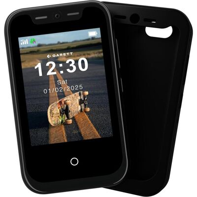 Garett Smartphone OneKid Black - telefon pro děti, s rodičovským dohledem, černý (2.80"), Tastenhandy, Schwarz Garett Smartphone OneKid Black - telefon pro děti, s rodičovským dohledem, černý (2.80"), Tastenhandy, Schwarz