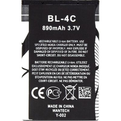 Nokia BL-4C Baterie Li-Ion (OEM), Smartphone Akku Nokia BL-4C Baterie Li-Ion (OEM), Smartphone Akku