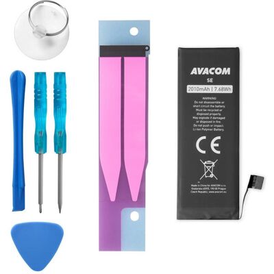 Avacom baterie pro Apple iPhone SE 1st gen. 2016 - vysokokapacitnÃ, Li-Ion (náhrada 61, Smartphone Akku Avacom baterie pro Apple iPhone SE 1st gen. 2016 - vysokokapacitnÃ, Li-Ion (náhrada 61, Smartphone Akku
