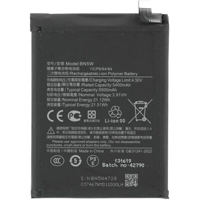 OEM Akku BN5W für Xiaomi Redmi Note 14 Pro 4G, Smartphone Akku OEM Akku BN5W für Xiaomi Redmi Note 14 Pro 4G, Smartphone Akku