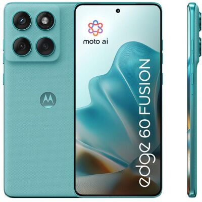 Motorola Edge 60 Fusion (256 GB, Amazonite, 6.67", Dual SIM, 5G), Smartphone, Grün Motorola Edge 60 Fusion (256 GB, Amazonite, 6.67", Dual SIM, 5G), Smartphone, Grün