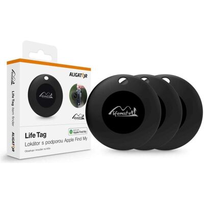 Aligator 3er-Set Lifetag-Tags mit Apple Find My-Unterstützung (Apple Find My), Tracker, Mehrfarbig Aligator 3er-Set Lifetag-Tags mit Apple Find My-Unterstützung (Apple Find My), Tracker, Mehrfarbig