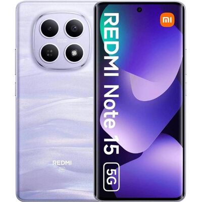 Xiaomi Redmi Note 15 (256 GB, Mist Purple, 6.67", Hybrid Dual SIM, 5G), Smartphone, Violett Xiaomi Redmi Note 15 (256 GB, Mist Purple, 6.67", Hybrid Dual SIM, 5G), Smartphone, Violett