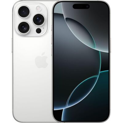 Apple iPhone 16 Pro (256 GB, White Titanium, 6.30", SIM + eSIM, 5G), Smartphone, Weiss Apple iPhone 16 Pro (256 GB, White Titanium, 6.30", SIM + eSIM, 5G), Smartphone, Weiss