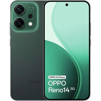 Oppo RENO 14 5G DS 12+512 VOD GREEN (512 GB, Grün, 6.59", Dual SIM, 5G), Smartphone, Grün Oppo RENO 14 5G DS 12+512 VOD GREEN (512 GB, Grün, 6.59", Dual SIM, 5G), Smartphone, Grün